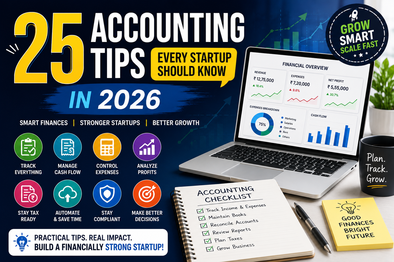 25 Accounting Tips Every Startup Should Know in 2026